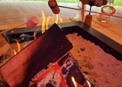 Fire Pit Close Up